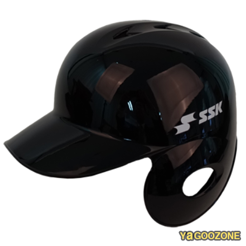 SSK 초경량 타자헬멧 유광 BLACK프로 지급용 - KT 위즈 팀 사용모델, 무료배송+번호마킹무료
